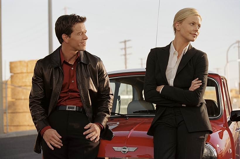 Charlize Theron and Mark Wahlberg in The Italian Job (2003)