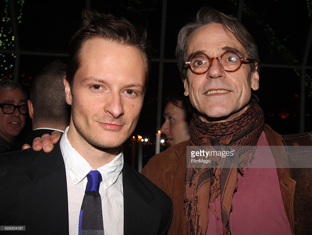 Chandler Williams and Jeremy Irons, Broadway Opening of Mary Stuart. 