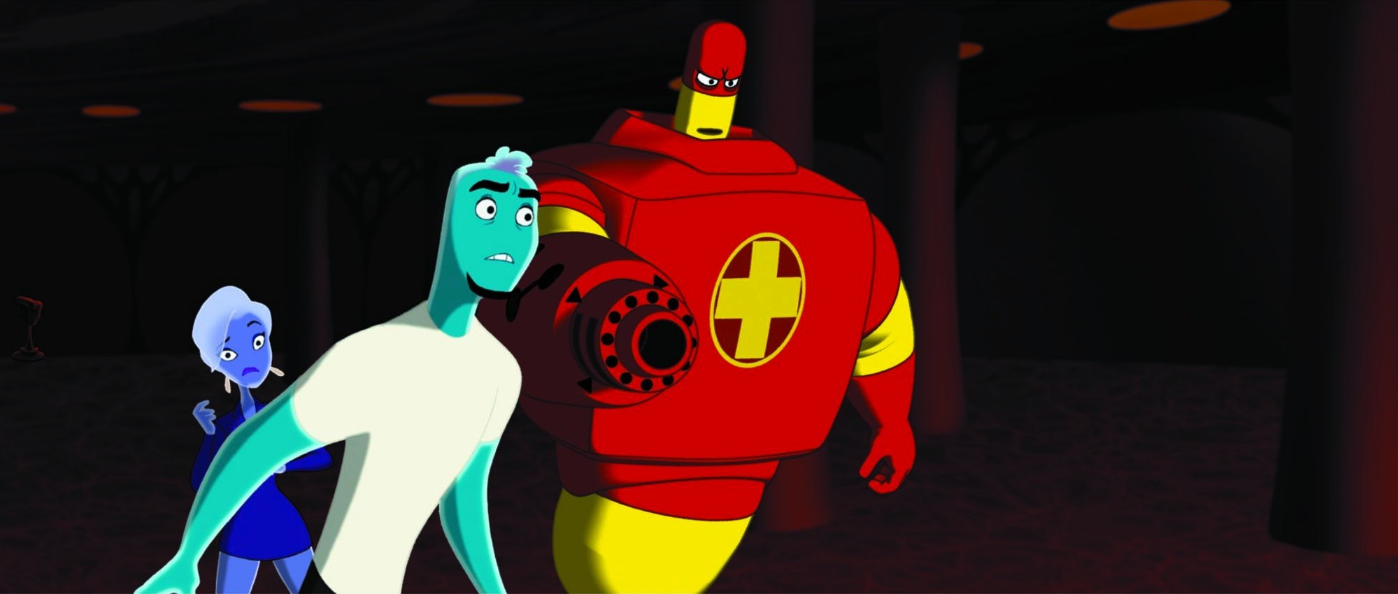 David Hyde Pierce, Chris Rock, and Brandy Norwood in Osmosis Jones (2001)