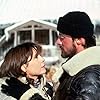 Sylvester Stallone and Talia Shire in Rocky IV (1985)