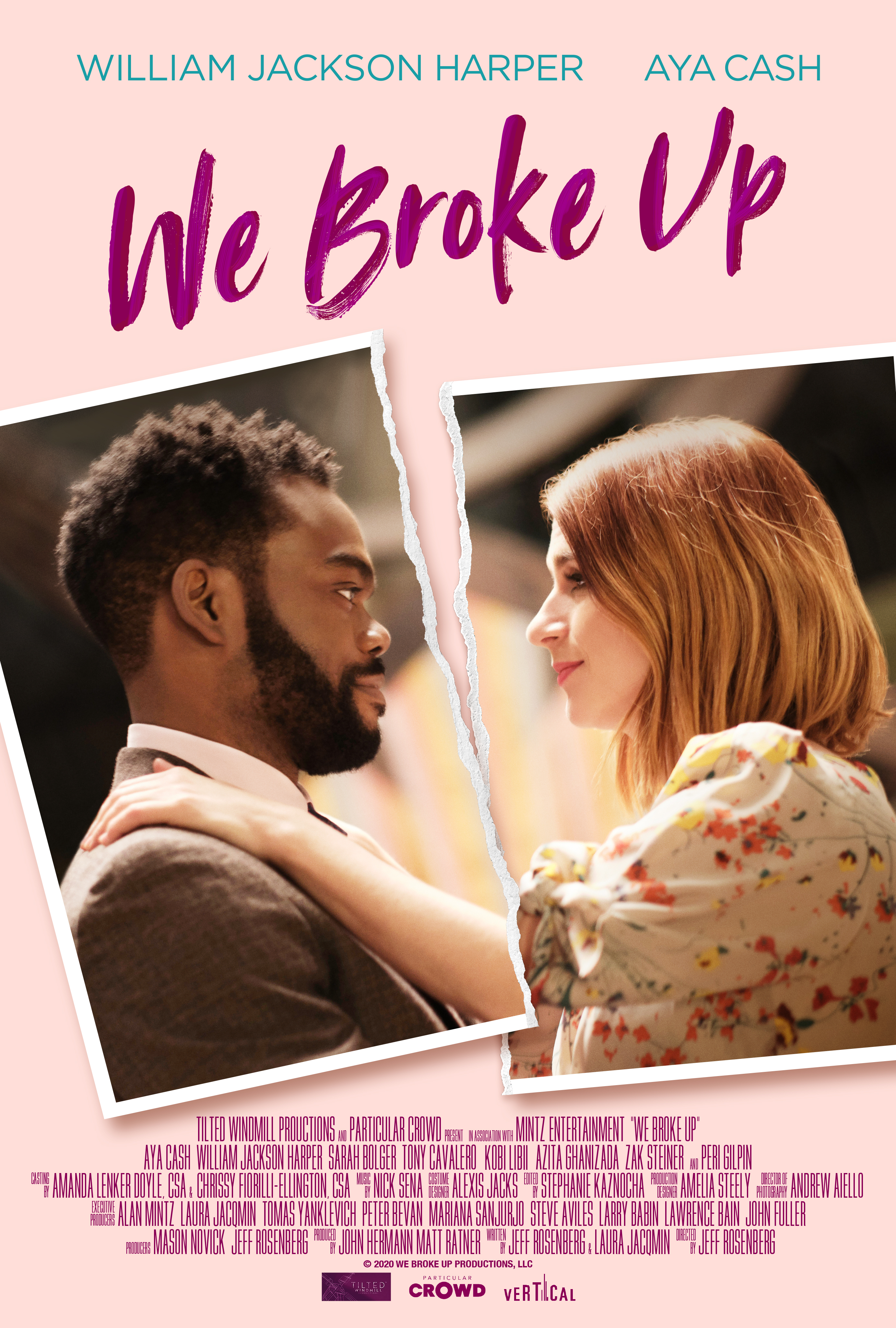 Aya Cash and William Jackson Harper in We Broke Up (2021)