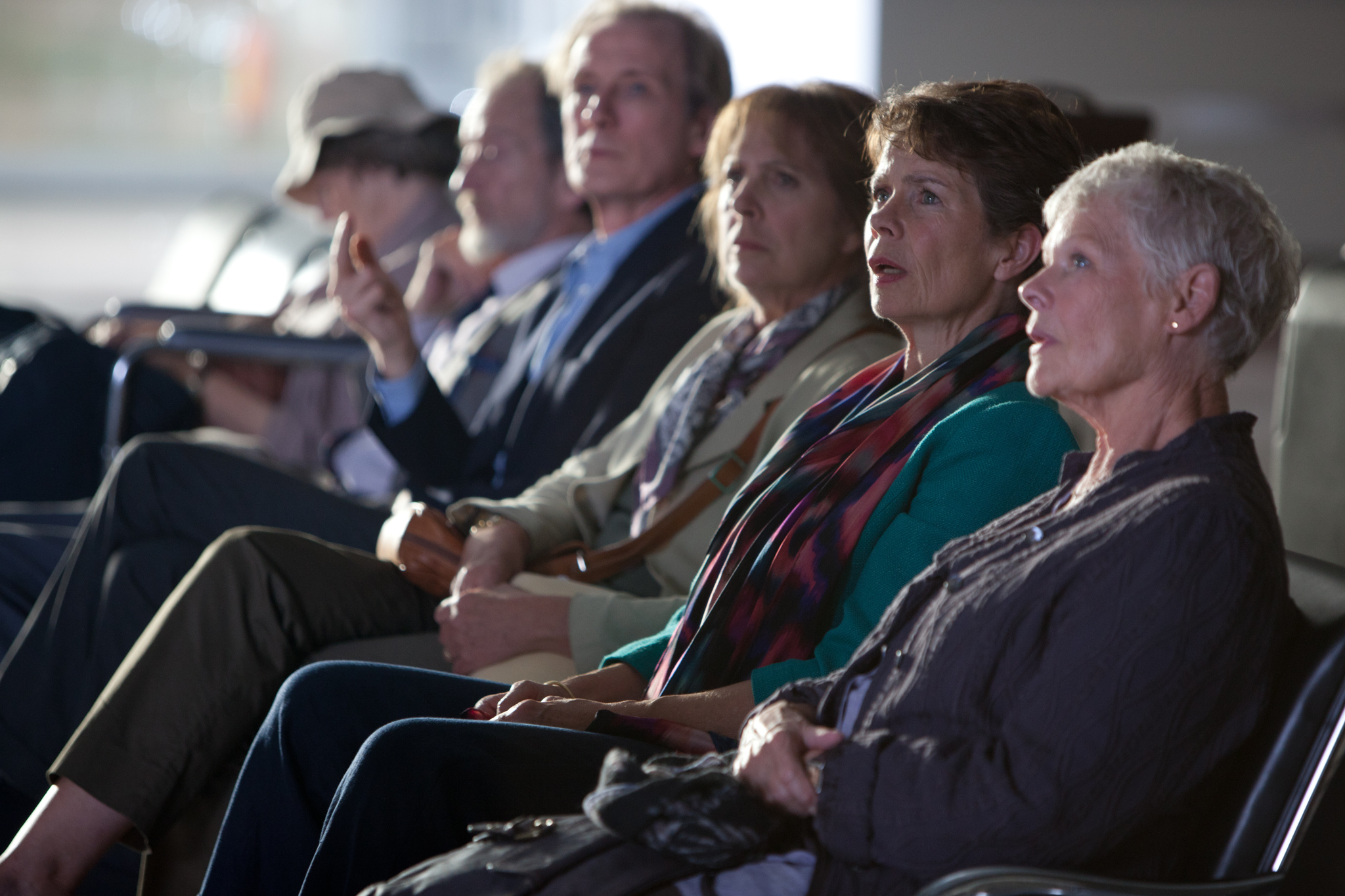 Judi Dench, Celia Imrie, Bill Nighy, and Penelope Wilton in The Best Exotic Marigold Hotel (2011)