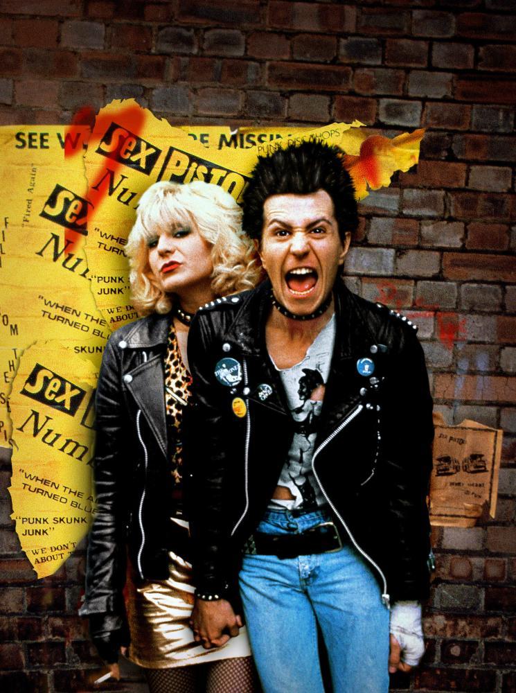 Gary Oldman and Chloe Webb in Sid and Nancy (1986)