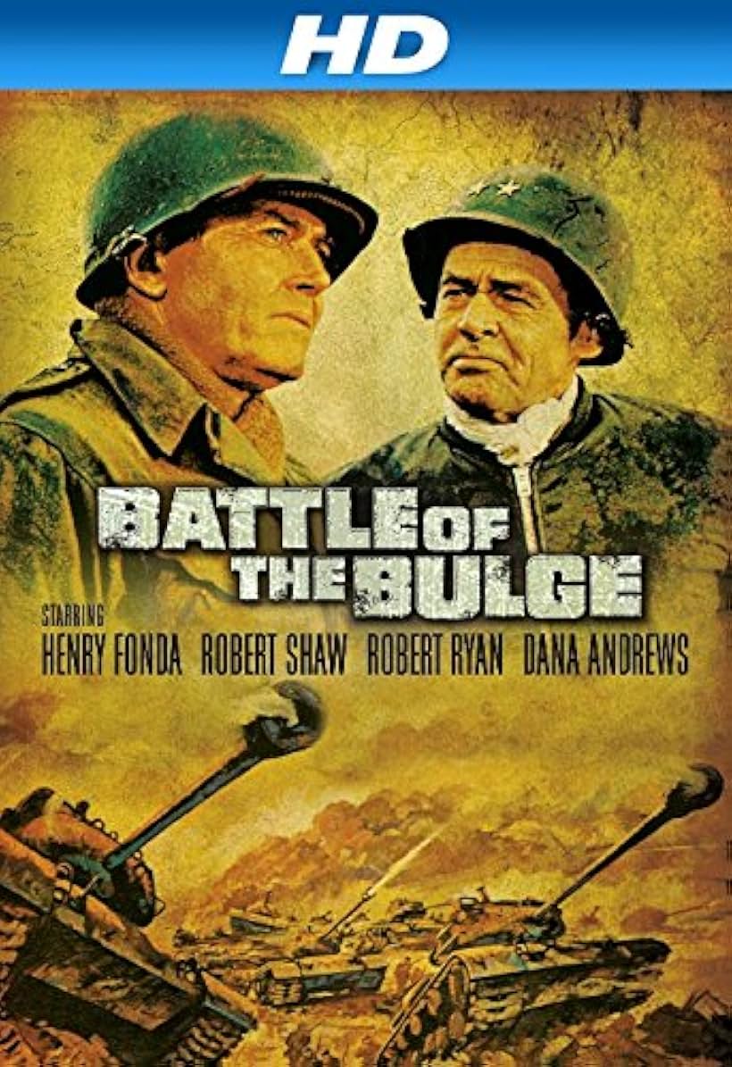 Henry Fonda and Robert Ryan in Battle of the Bulge (1965)