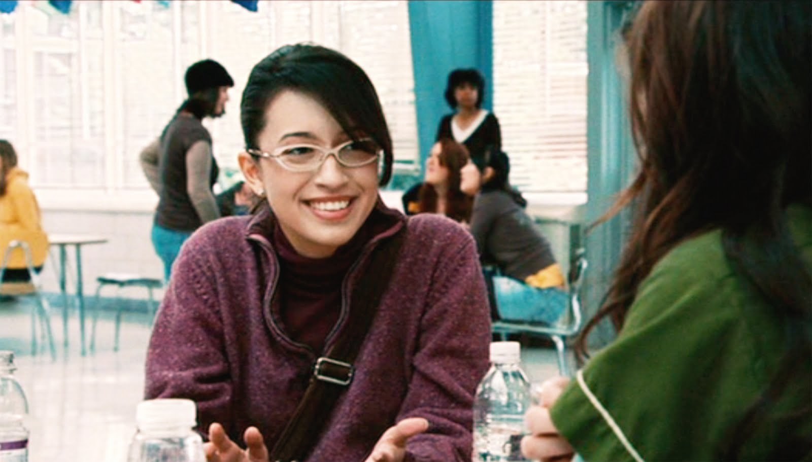 Kristen Stewart and Christian Serratos in Twilight (2008)