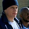 Rockmond Dunbar and Wentworth Miller in Prison Break (2005)