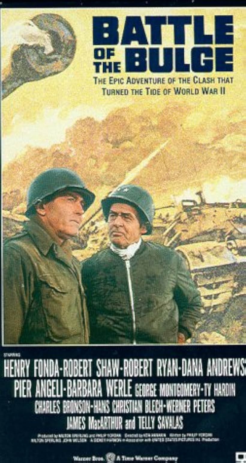 Henry Fonda and Robert Ryan in Battle of the Bulge (1965)