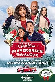 Holly Robinson Peete, Barbara Niven, Colin Lawrence, Ashley Williams, Rukiya Bernard, and Antonio Cayonne in Christmas in Evergreen: Bells Are Ringing (2020)