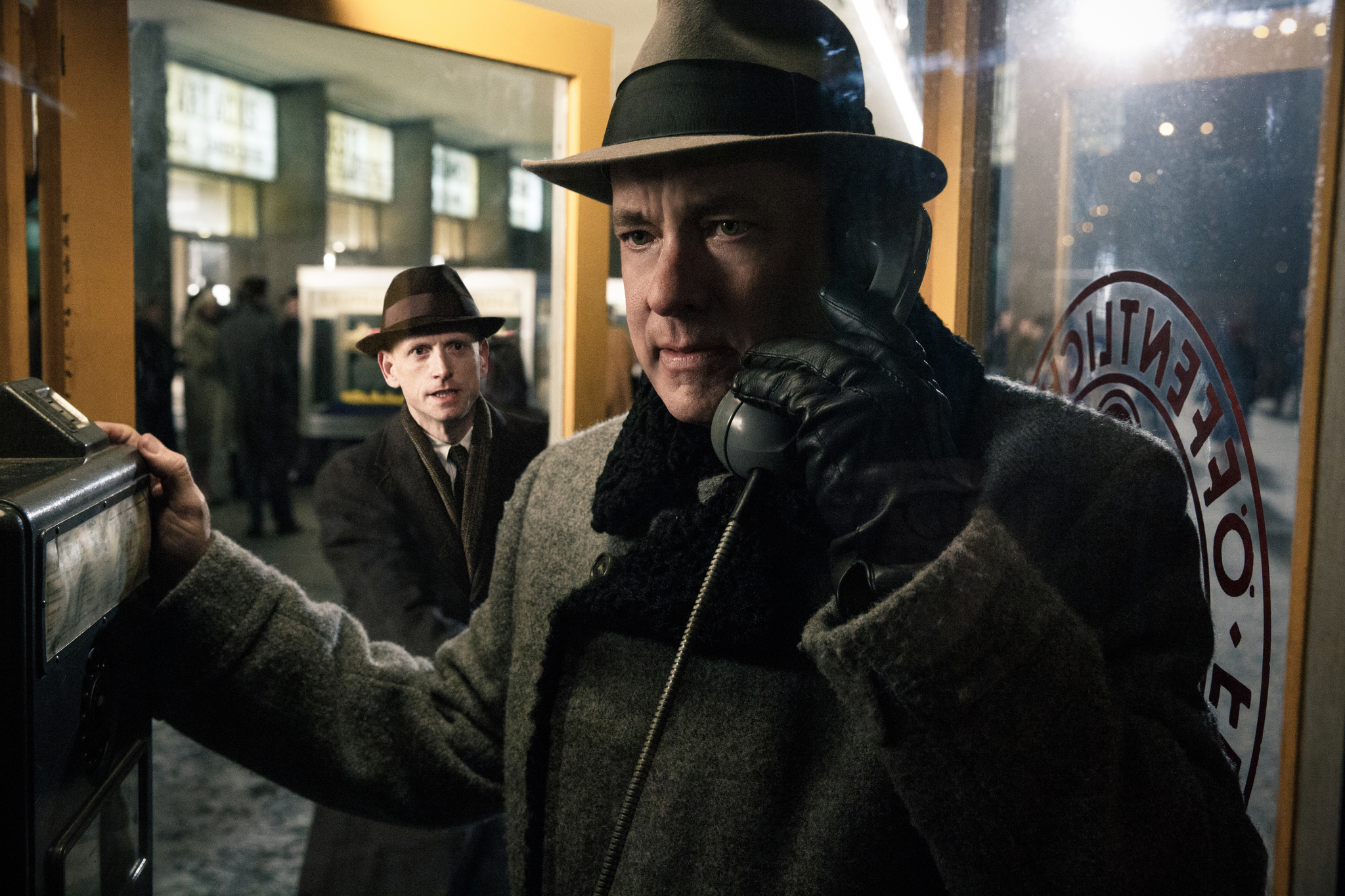 Tom Hanks and Scott Shepherd in Bridge of Spies (2015)