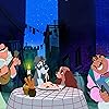 George Givot, Barbara Luddy, Larry Roberts, and Bill Thompson in Lady and the Tramp (1955)