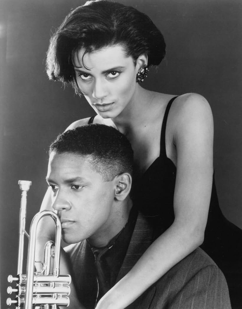 Denzel Washington and Cynda Williams in Mo' Better Blues (1990)