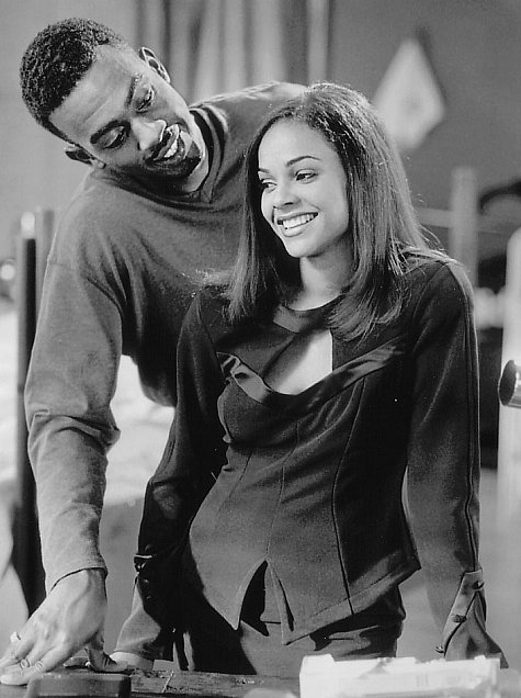 Bill Bellamy and Lark Voorhies in How to Be a Player (1997)