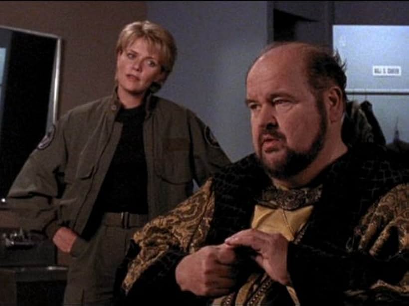 Dom DeLuise and Amanda Tapping in Stargate SG-1 (1997)