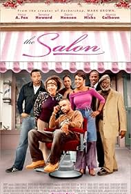 Vivica A. Fox, Monica Calhoun, Terrence Howard, Kym Whitley, Darrin Dewitt Henson, Garrett Morris, and Dondré T. Whitfield in The Salon (2005)