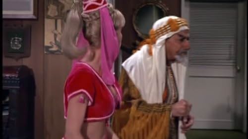 Barbara Eden and Abraham Sofaer in I Dream of Jeannie (1965)