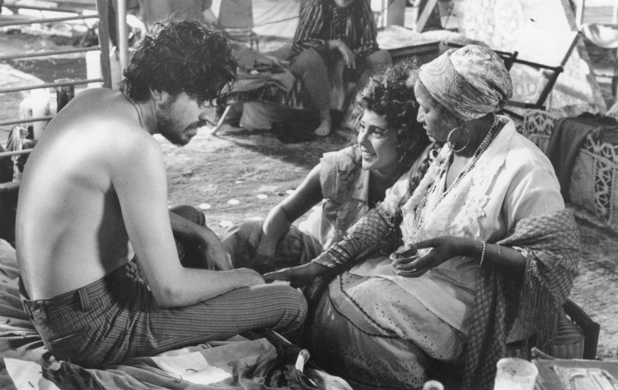 Alfred Molina, Marisa Tomei, and Celia Cruz in The Perez Family (1995)