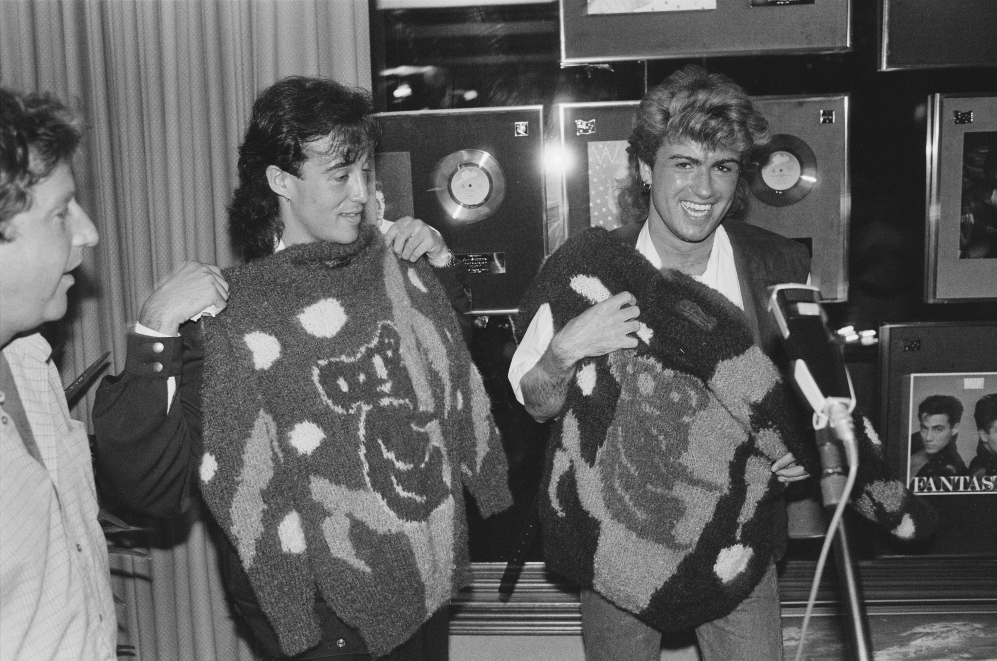 George Michael, Andrew Ridgeley, and Wham!