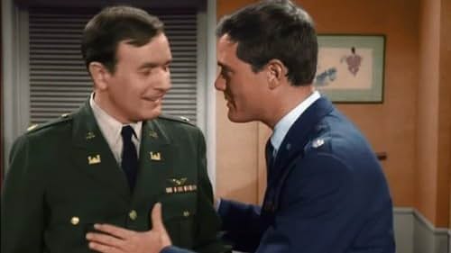 Larry Hagman and Bill Daily in I Dream of Jeannie (1965)