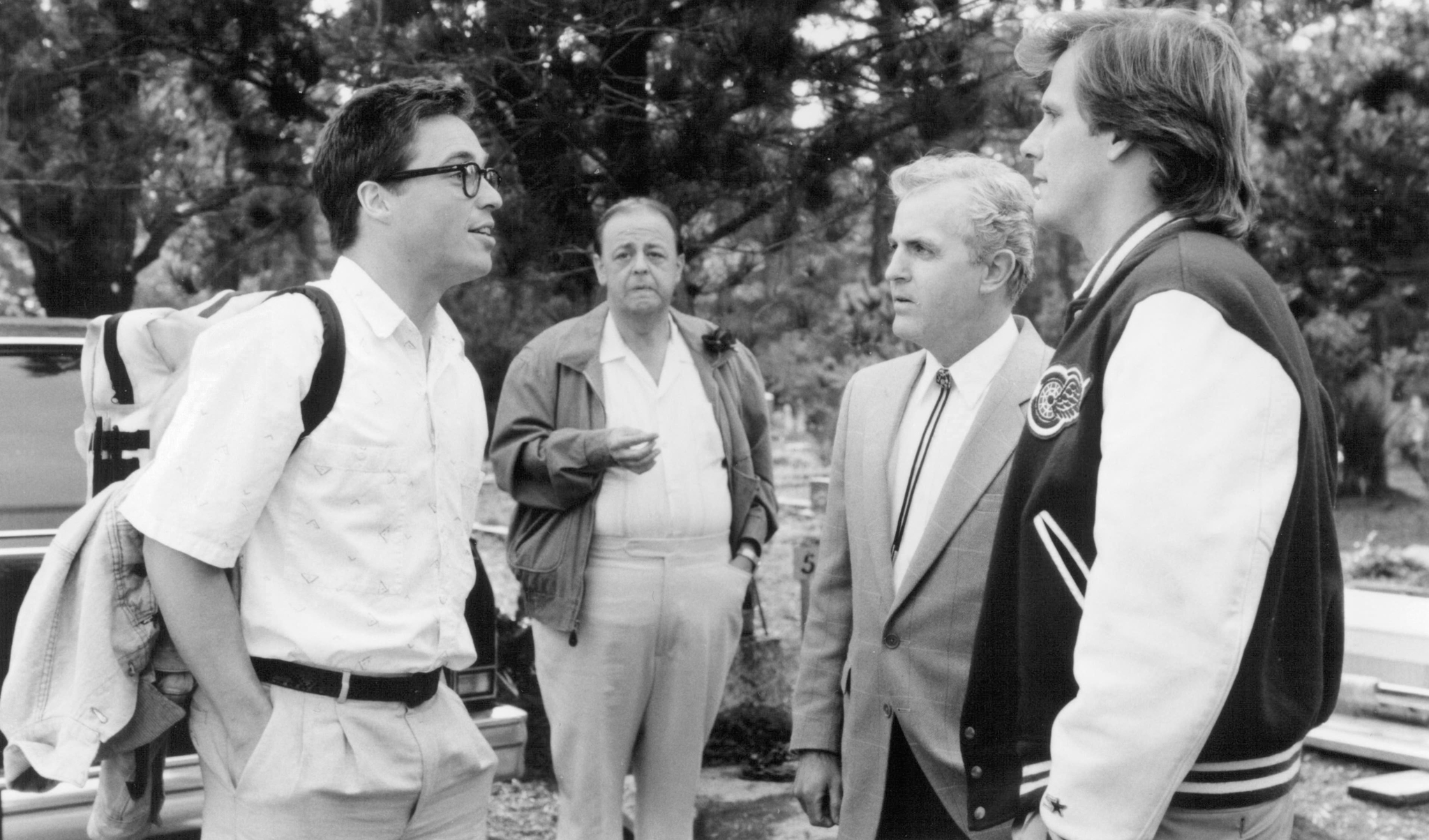 Jeff Daniels, Roy Brocksmith, James Handy, and Brian McNamara in Arachnophobia (1990)