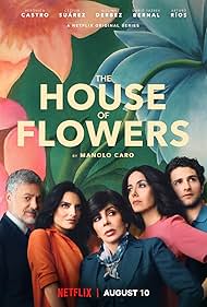 Verónica Castro, Arturo Ríos, Cecilia Suárez, Aislinn Derbez, and Dario Yazbek Bernal in The House of Flowers (2018)