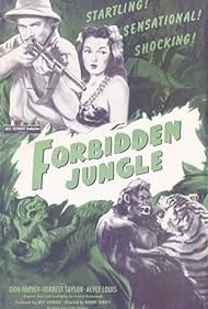 Ray Corrigan, Don C. Harvey, and Alyce Louis in Forbidden Jungle (1950)