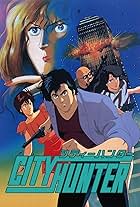 Tesshô Genda, Kazue Ikura, Akira Kamiya, and Mami Koyama in City Hunter (1987)