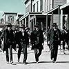 Kevin Costner, Michael Madsen, Dennis Quaid, and Linden Ashby in Wyatt Earp (1994)