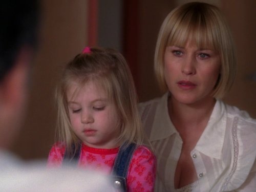 Patricia Arquette and Madison Carabello in Medium (2005)