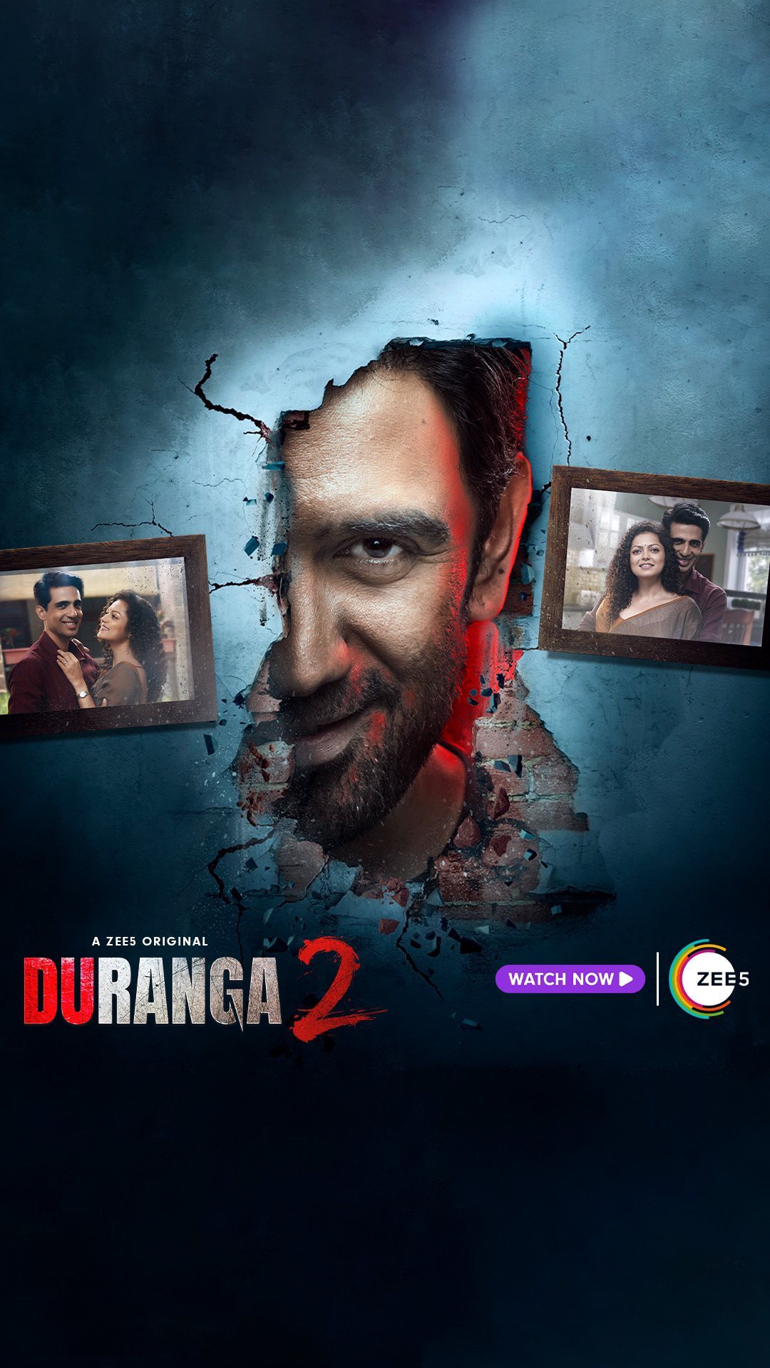 Amit Sadh, Gulshan Devaiah, and Drashti Dhami in Duranga (2022)