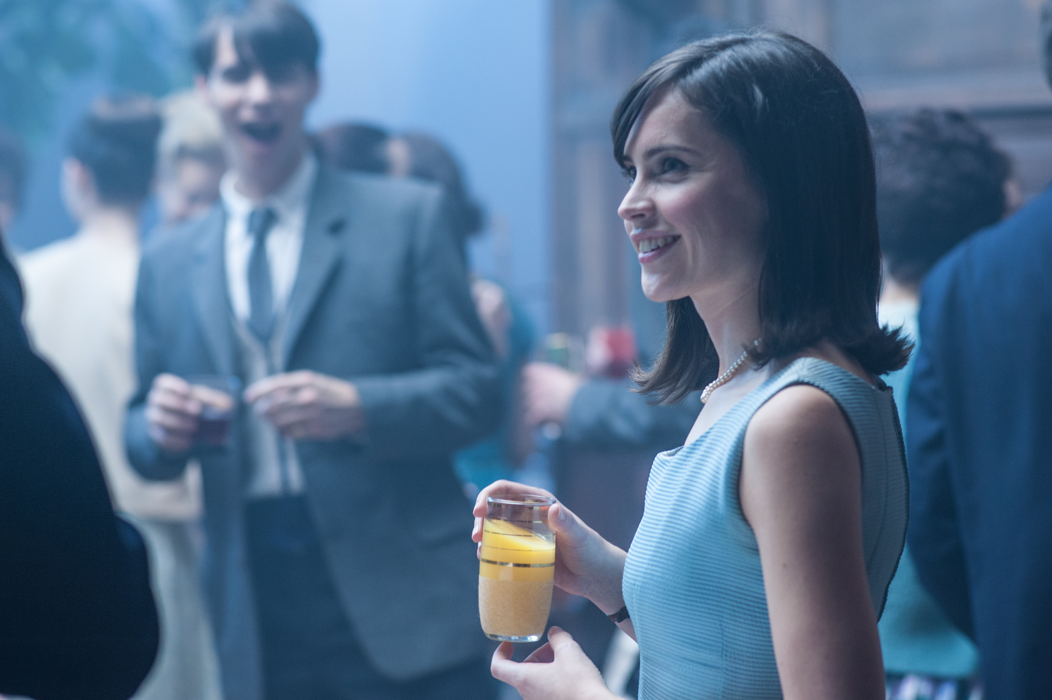 Felicity Jones and Harry Lloyd in The Theory of Everything (2014)