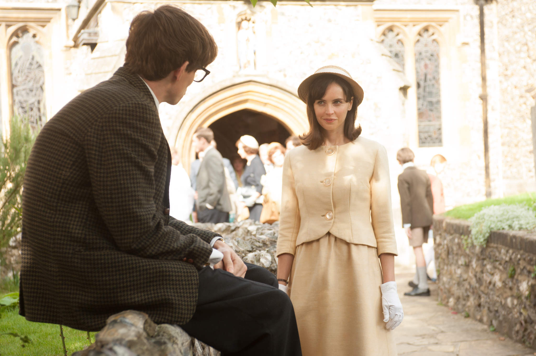 Felicity Jones and Eddie Redmayne in The Theory of Everything (2014)