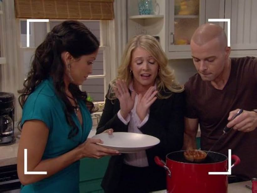 Melissa Joan Hart, Joey Lawrence, and Valery M. Ortiz in Melissa & Joey (2010)