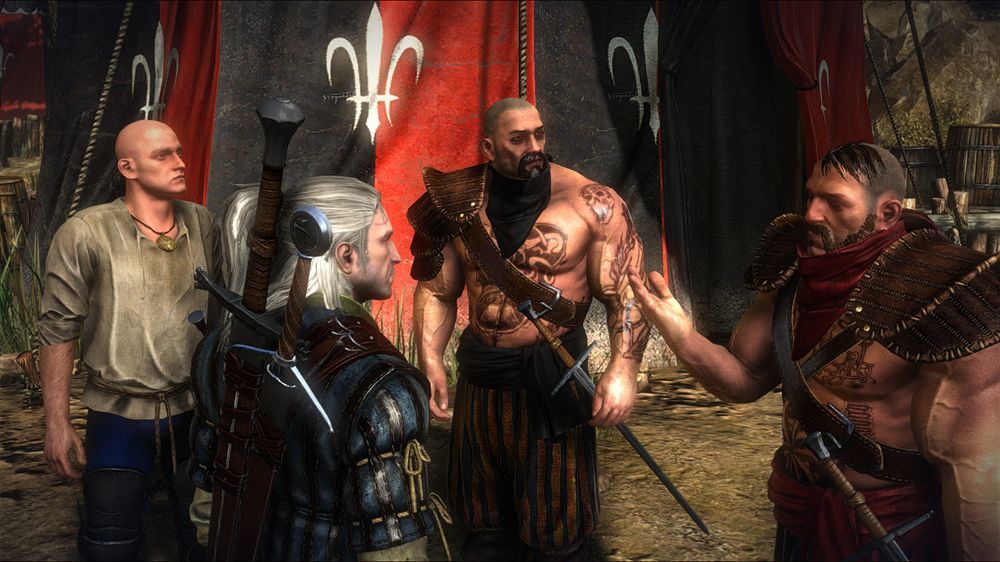 Doug Cockle, Jacek Rozenek, and Mikolaj Klimek in The Witcher 2: Assassins of Kings (2011)