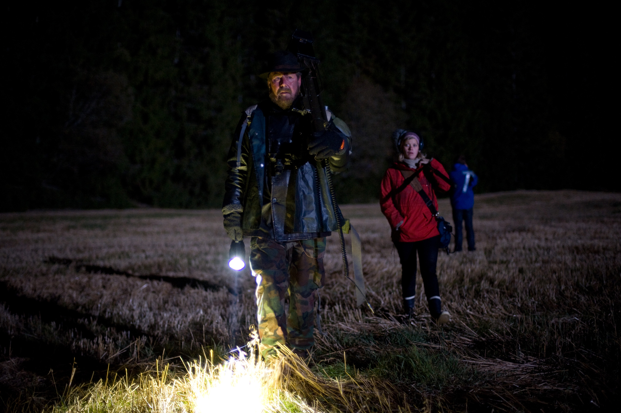 Otto Jespersen and Johanna Mørck in Troll Hunter (2010)