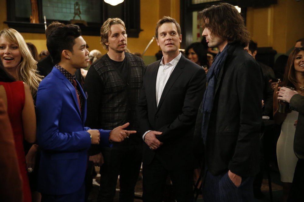 Peter Krause, Dax Shepard, Roshon Fegan, and Tyson Ritter in Parenthood (2010)