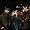 Jeff Goldblum, Julianne Moore, and Steven Spielberg in The Lost World: Jurassic Park (1997)