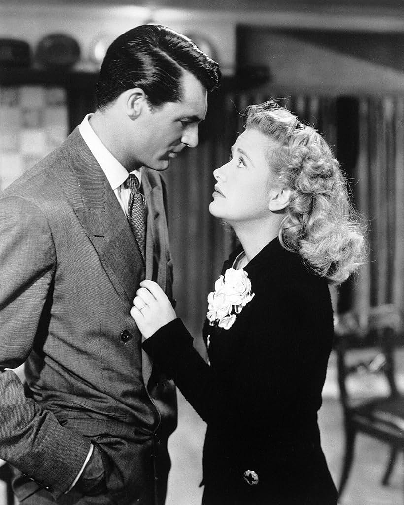 Cary Grant and Priscilla Lane in Arsenic and Old Lace (1944)