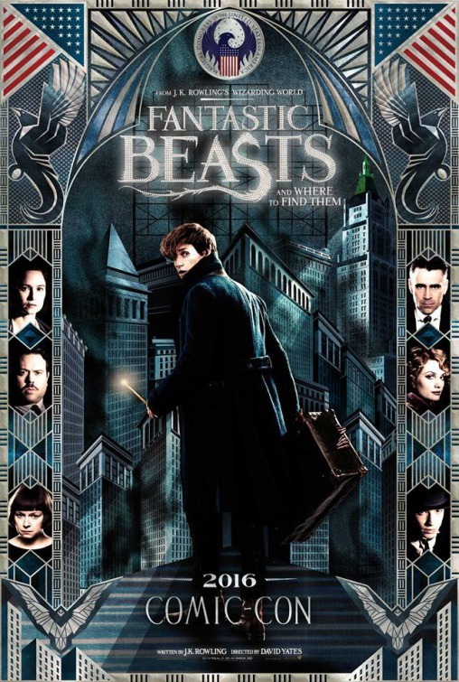 Colin Farrell, Dan Fogler, Samantha Morton, Alison Sudol, Eddie Redmayne, Katherine Waterston, and Ezra Miller in Fantastic Beasts and Where to Find Them (2016)