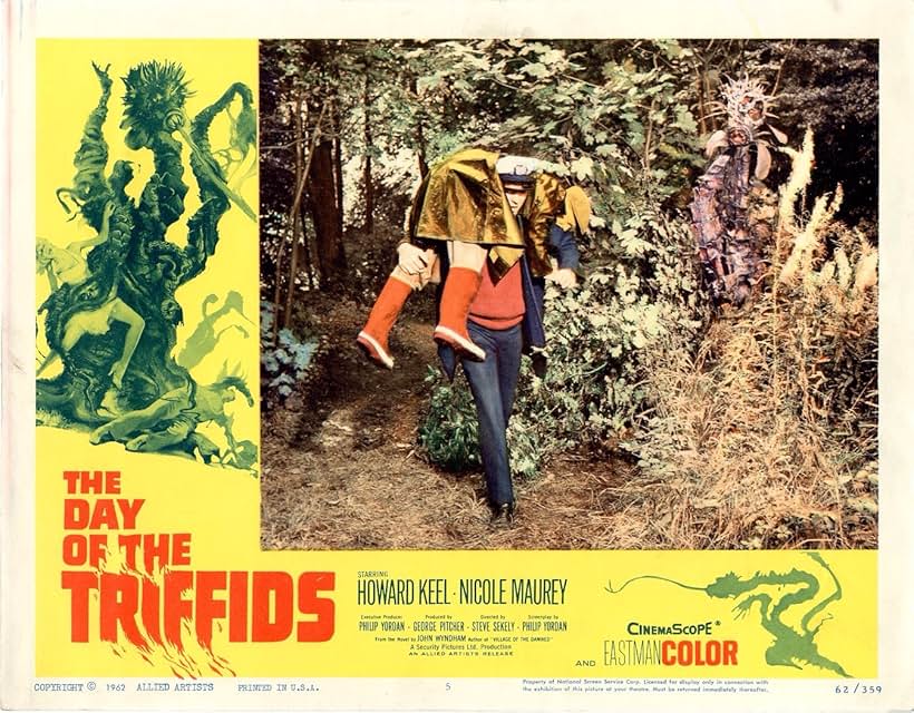 Mervyn Johns and Howard Keel in The Day of the Triffids (1963)