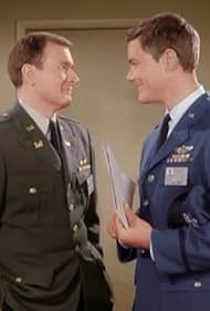 Larry Hagman and Bill Daily in I Dream of Jeannie (1965)