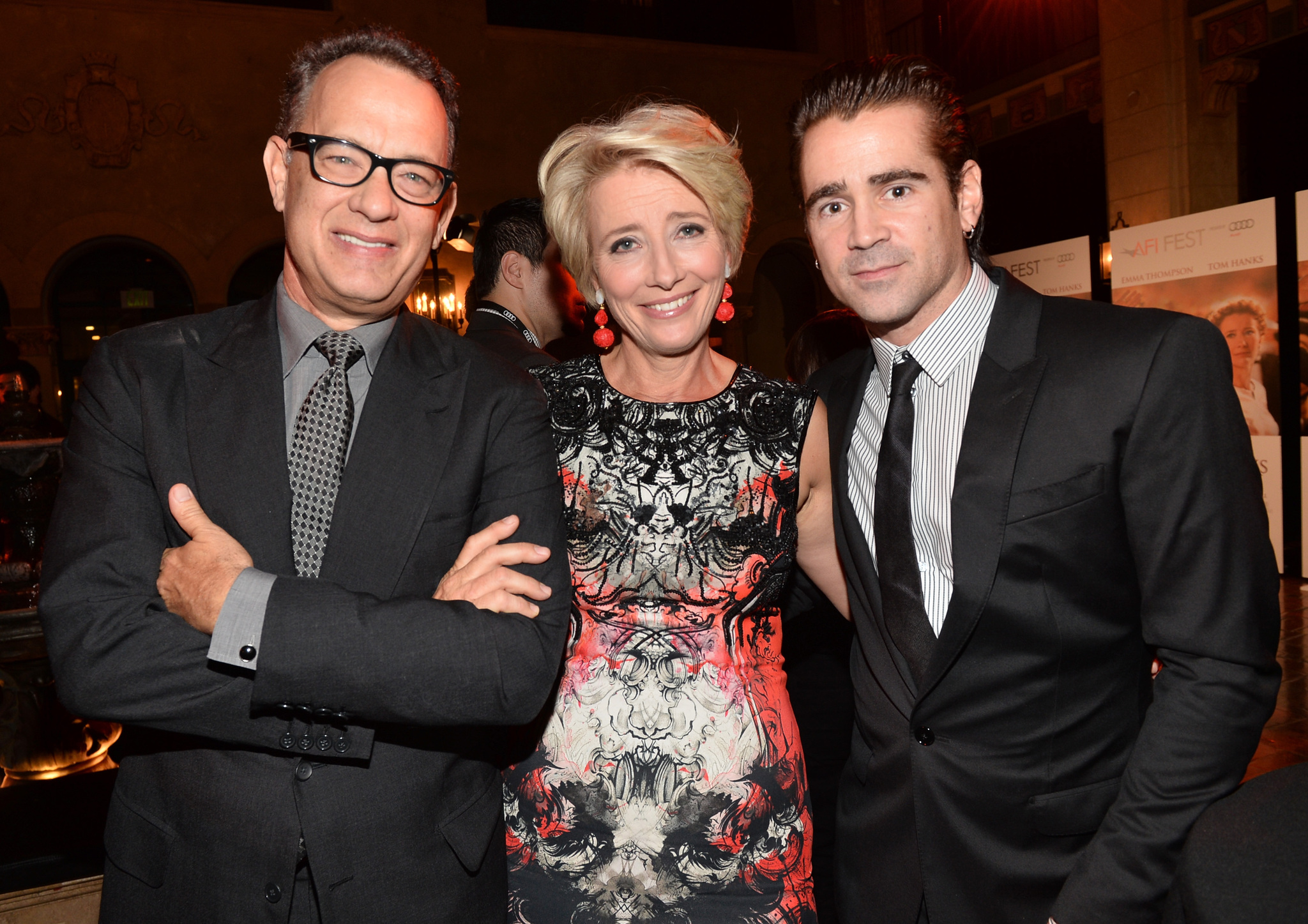 Tom Hanks, Emma Thompson, and Colin Farrell at an event for Saving Mr. Banks (2013)