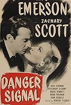 Faye Emerson and Zachary Scott in Danger Signal (1945)