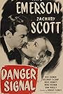 Faye Emerson and Zachary Scott in Danger Signal (1945)