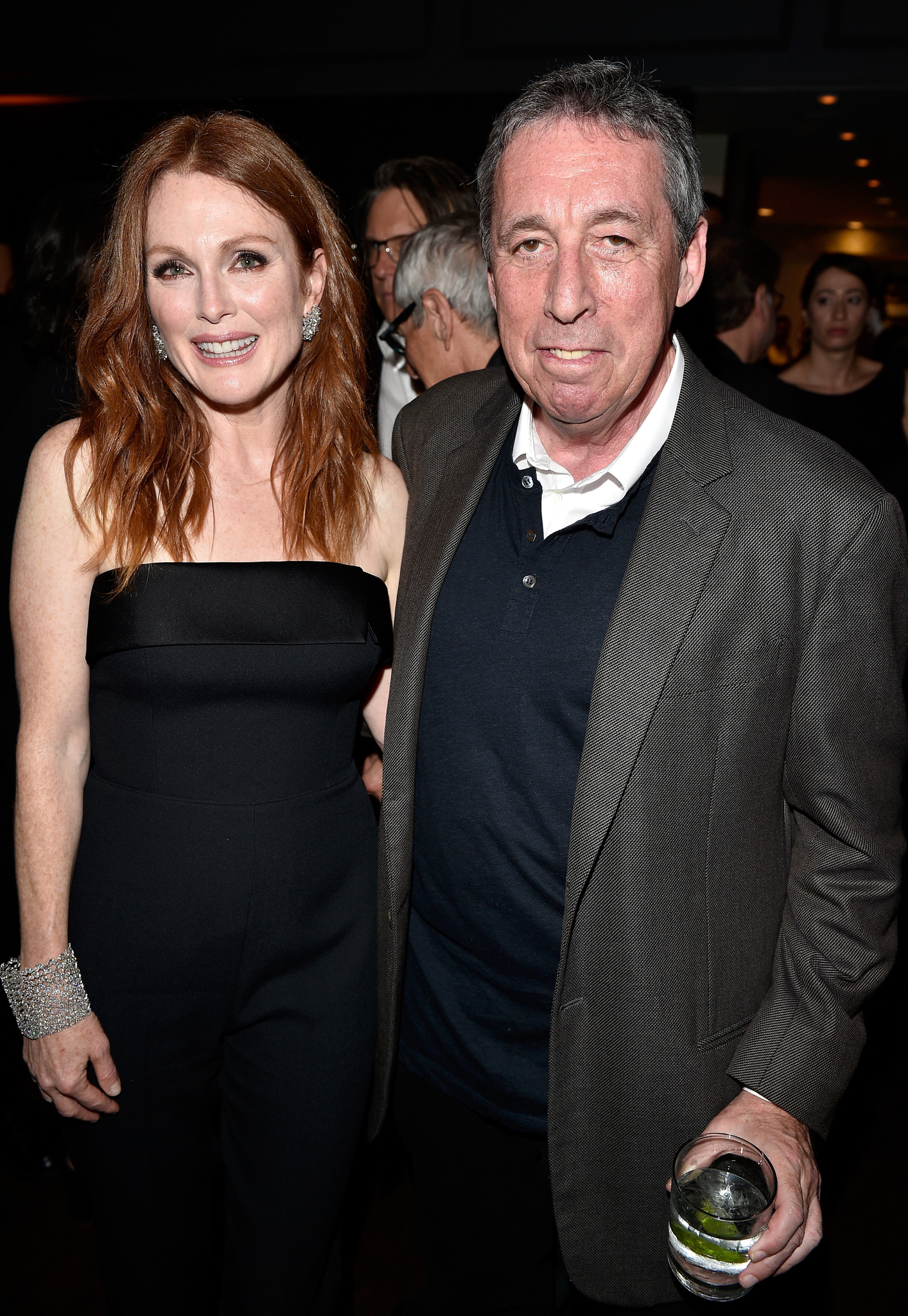 Julianne Moore and Ivan Reitman at an event for Freeheld (2015)