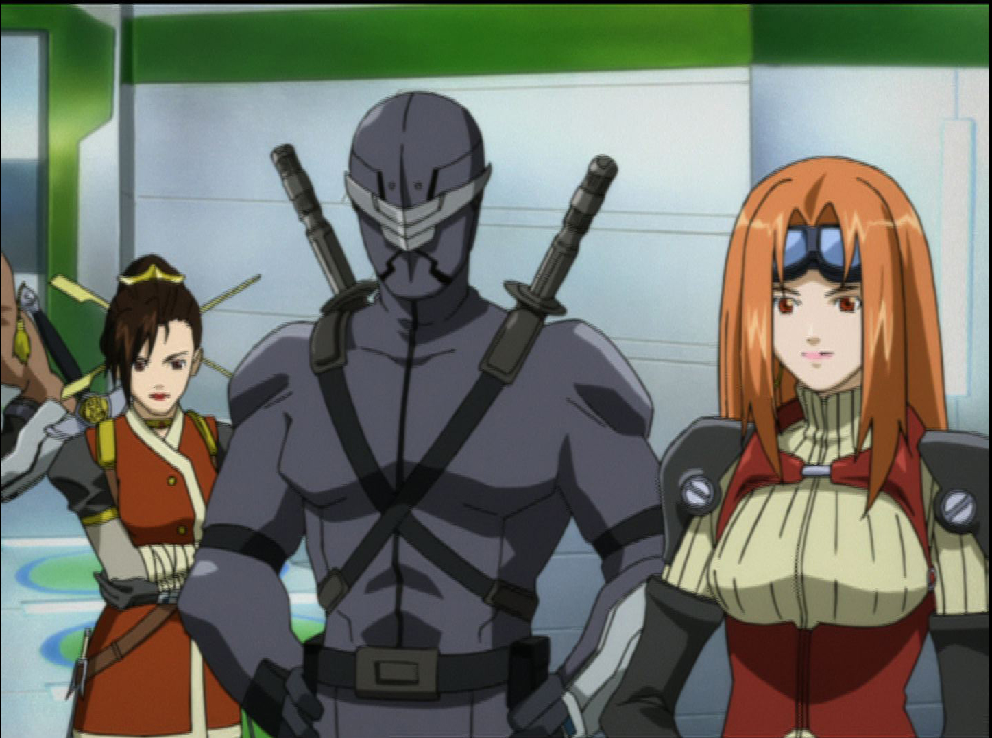 Amy Birnbaum, Veronica Taylor, and Liza Jacqueline in G.I. Joe: Sigma 6 (2005)