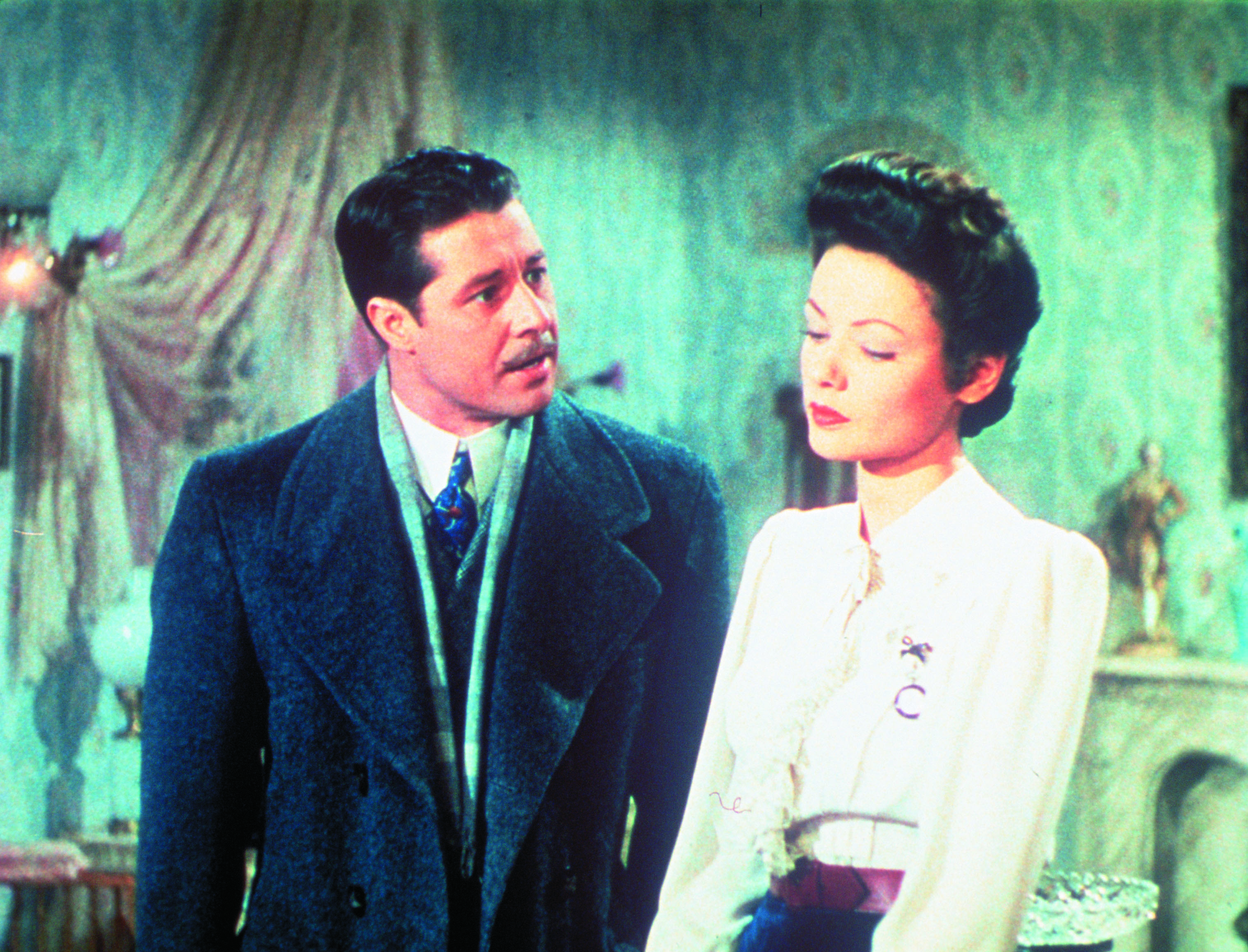 Gene Tierney and Don Ameche in Heaven Can Wait (1943)