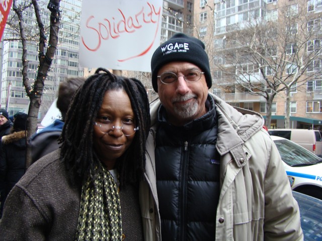 Whoopi Goldberg and Tom Fontana