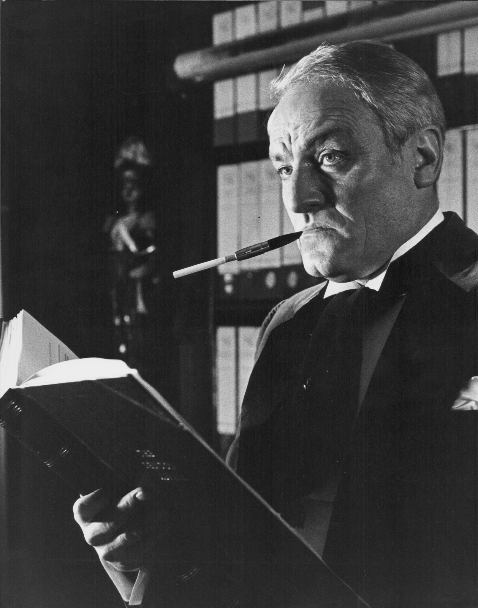 Charles Gray in The Rocky Horror Picture Show (1975)