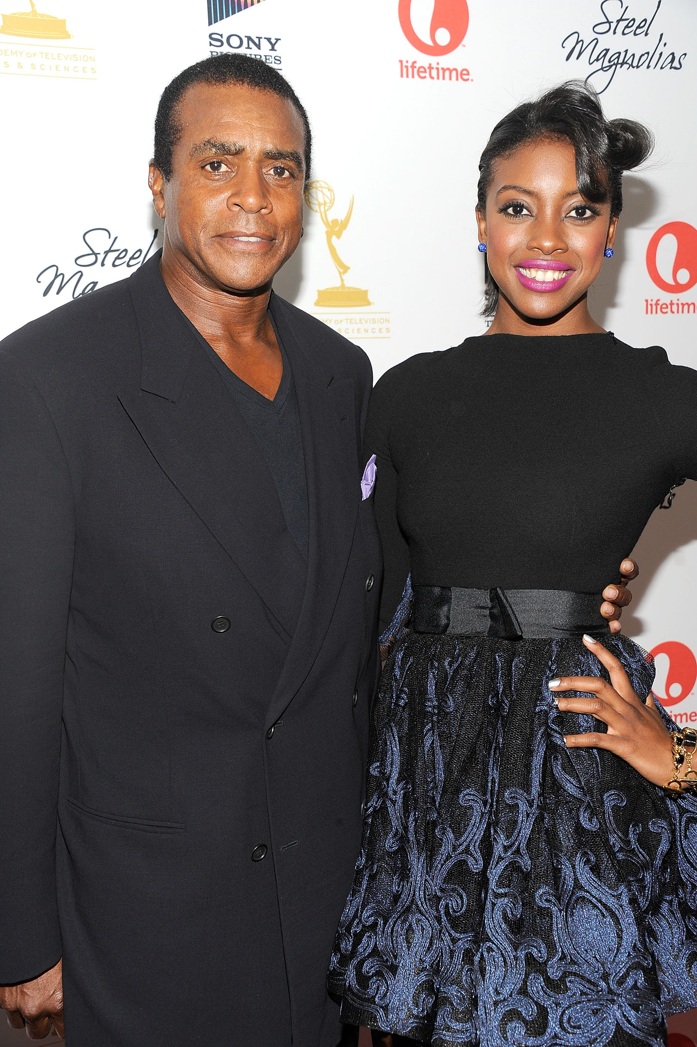 Ahmad Rashad and Dola Rashad at an event for Steel Magnolias (2012)