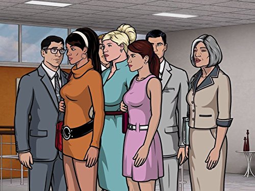 H. Jon Benjamin, Judy Greer, Chris Parnell, Aisha Tyler, Jessica Walter, Adam Reed, and Amber Nash in Archer (2009)